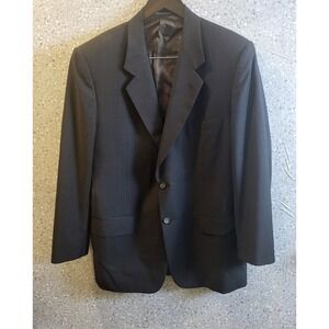 Corneliani, Saks 5th Avenue, 100%‎ Virgin Wool Men Brown Plaid Suit, 43R/35"W